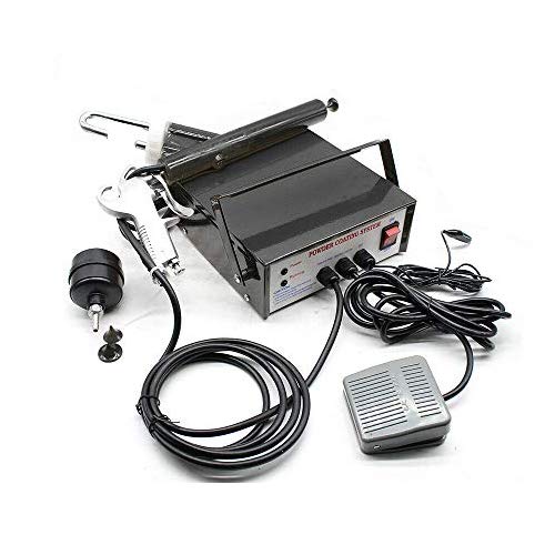 Powder Coating System Metal workpiece Spray Machine DIY Electrostatic Spray Gun Portable Lab Electrostatic 110V Powder Coat Paint System Coating Machine