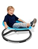 FERUERW Spinning Chair for Autistic Kids, Sensory Swivel Chair, 220LBS Weight Capacity, Sensory Toy for Children with ADHD/Autism, Training Body Coordination, 3+ Years (Blue)