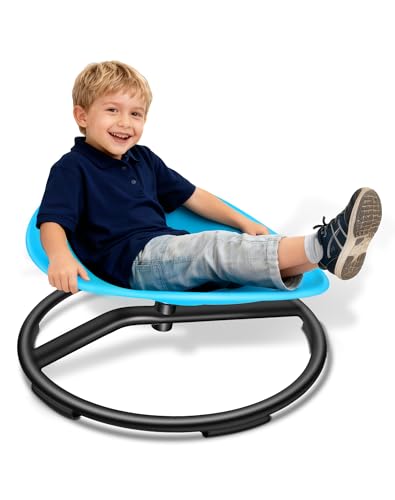 Sensory Spinning Chair for Kids with Autism (Blue)