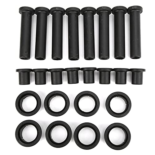 Aramox Kit de buchas de suspensão traseira de 24 peças Parte superior traseira de um braço de substi