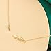 Purnebu 14K or 18K Gold Handmade Bar Necklace - Locket in Vertical Bar - Cremation Memorial Necklace for Human Ashe - Custom Engrave Keepsake Jewelry (Bar Pendant, 18K - Yellow Gold, 18 Inch,T - 4)