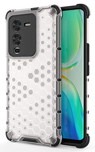 Image of Glasgow Back Case Cover Compatible with [ Vivo V25 Pro 5G ] (Stylish Design) - Transparent