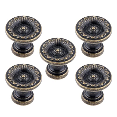 Beaupretty �A���e�B�[�N���Ƌ�p�����m�u �L���r�l�b�g �����o�� ���[�h���[�u�Ή� �ϋv�f�� �E�l�d�グ �h�A�n���h�������p 5�Z�b�g