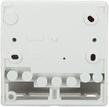 Mechanical Room Thermostat with ON/OFF Switch, 220V AC Non-Programmable Temperature Controller, Adjustable 10–30°C for Floor Heating and for Combination or Standard Boilers
