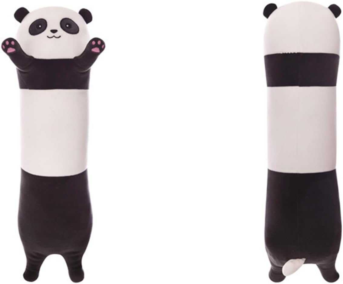 hongshaorou Long Cat Plush Pillow, Cute Panda Body Pillow