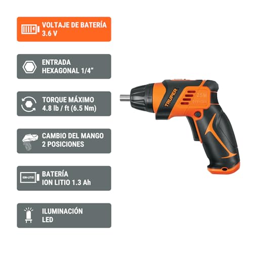 Taladro destornillador Truper 8 taladro destornillador truper marca TRUPER (2)