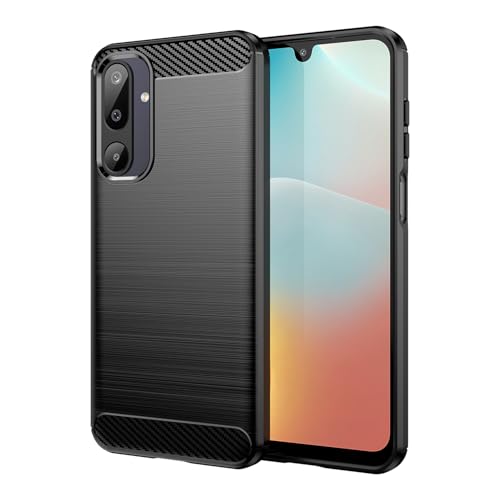 Coque Samsung M16 5G noire en fibre de carbone anti-chocs