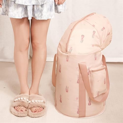 Bañera Plegable Portátil para Pies Rosa miniatura 1