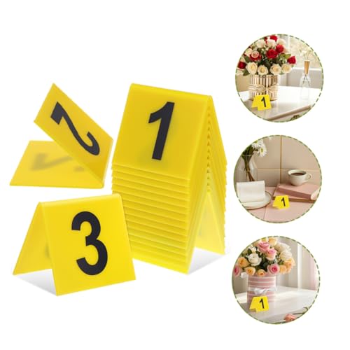 Marqueurs de table numéros compacts pour animer vos banquets et soirées jeux