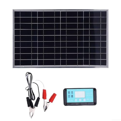ZAMETTER Kit de panneaux solaires 12 V 24 V 200 W - panneau solaire pliable IP67 - étanche - cadre en aluminium professionnel