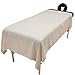 Tranquility Microfiber Massage Table Flat Sheets by Body Linen - Lightweight, Long-Lasting Microfiber Flat Sheets for Massage Table and Spa. Wrinkle Free, Stain-Resistant, Soft and No Pilling-Natural