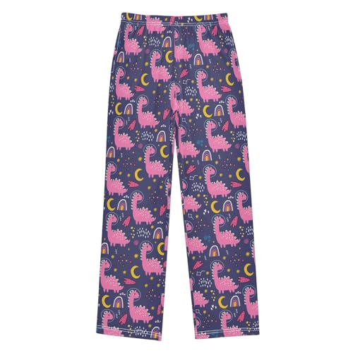 ZZXXB Dinosaur Skeleton Print Boys Long Pants Soft Trousers