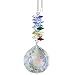 Swarovski 4.5'' Crystal Ornament Diva, Aurora Borealis Ball Prism, Amazing Rainbow Maker Crystal Cascade SunCatcher Adorned with Swarovski crystal with Certificate