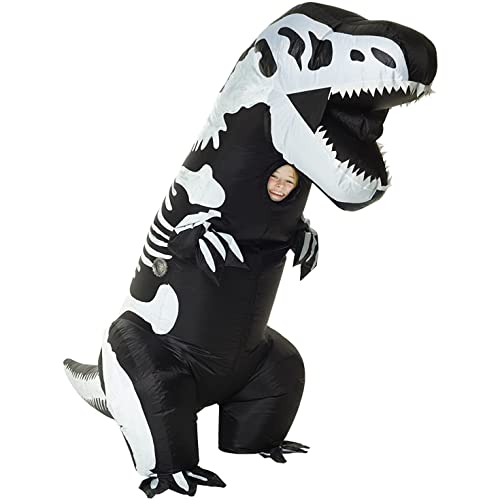 Morph Disfraz Dinosaurio Hinchable Niño, Disfraz Dinosaurio Niño Hinchable, Disfraz Dinosaurio Esqueleto Niño, Disfraz Dinosaurio Inflable Niño, Disfraz Dinosaurio T Rex Niño Halloween Talla Única