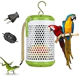 [GIIPET]鳥 ヒーター 100W 小動物用ヒーター 保温電球カバー付 インコ とり暖寄りそいヒーター 爬虫類、両生類、アフリカ灰オウム、ハムスター用、コザクラインコ 、オカメインコ 、サザナミインコ 、桜文鳥 、セキセイインコ用