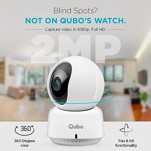 Qubo Smart 360 WiFi CCTV Security Camera for Home from Hero Group 2MP