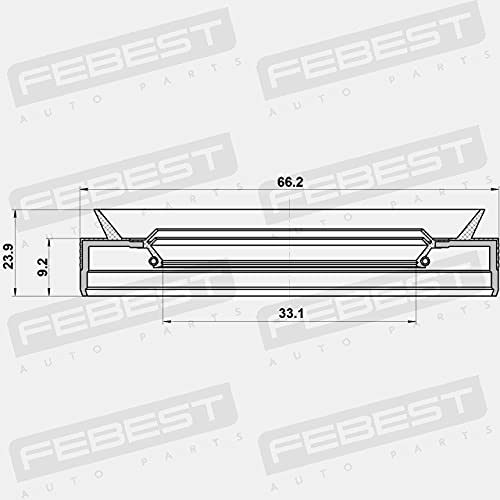 Amazon.com: Oil Seal Axle Case Febest 95PEY-34660924C Oem 24260763 