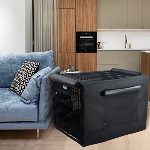PETSFIT Capa de gaiola para cães de arame (76,2 cm/91,4 cm/106,7 cm), porta única, janela de malha,
