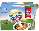 Coffee Creamer Singles Mini Moo’s Half & Half Creamer Singles, (192 Count), along with our 1g – 3g Plastic Measuring Scoop By JMS PROFESSIONAL.