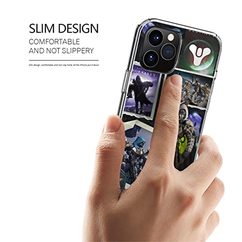 Phone Case Compatible With Iphone 14 Samsung Galaxy 15 Destiny X 2 Xr Collage 8 7 11 12 Pro Max Se 2020 13 14 Scratch Accessories Waterproof Transparent #TOP1