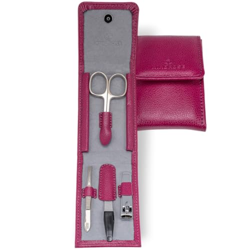 Set de manucure WINDROSE Beluga framboise pour réparer un ongle cassé net
