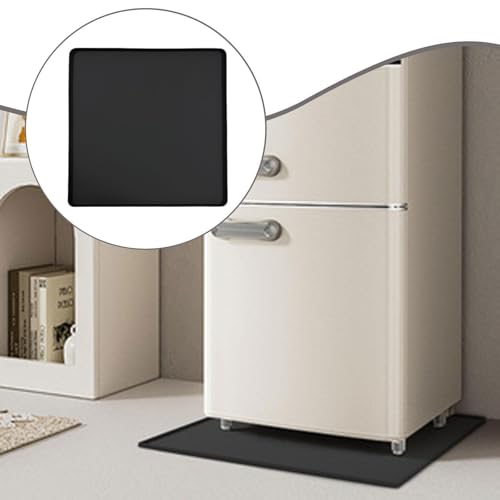 AFXGUSD Tapete para geladeira, acessórios práticos, presentes, bandeja coletora de reutilizável, tapete para freezer, Preto