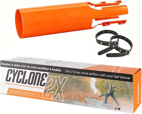 Leaf Blower Air Booster, 2nd Gen Turbo Airflow Amplifier Attachment