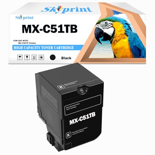 Cartouche de toner noire MX-C51T haute capacité pour Sharp MX-C507P et MX-C51TB