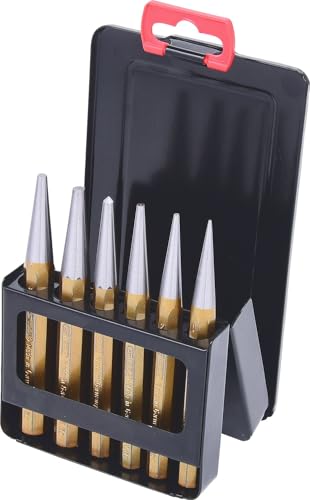 Jeu de Chasse-goupilles 6 pièces KS TOOLS 162.2124 en cassette tôle à charnière