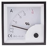 dreheisenmesswerk Automation RS PRO AC Dreheisen Amperemeter, 0 → 40A / ±1,5%, 68mm x 68mm