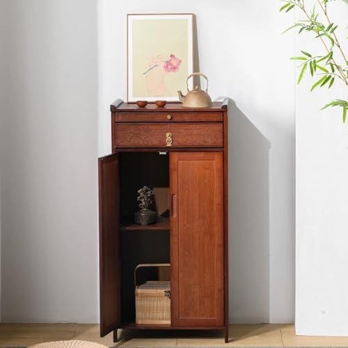 Elegant Meditation Console Table with Drawers & Cabinet - Stylish Altar Pedestal for Entryway & Hallway Home Décor - 52cm Versatile Storage Solution