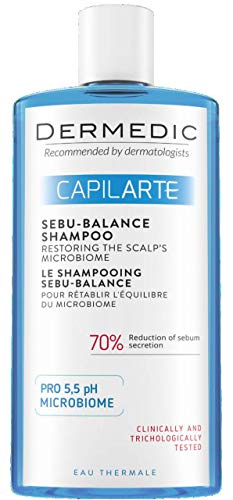 DERMEDIC CAPILARTE Shampoo SEBU BALANCE Balancierende Mikrobiom-Haut 300ml Cover