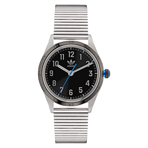 adidas Originals Reloj unisex con esfera negra - AOSY22524, negro, Moderno