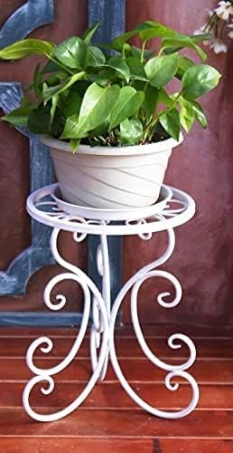 MR CLASSIC Metal Plant Stand Rust Free Flower Pot Holder Indoor Outdoor Plant Rack/Shelf - White (white) (B0D8BNFRHH) Amazon Price History, Amazon Price Tracker