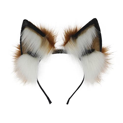 Bandeau anime oreille de renard électrique rechargeable pour cosplay Halloween