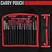16-Piece Precision Punch & Chisel Set - Taper Punch, Pin Punch, Center Punch, Cold Chisels & Gauge for Versatile Applications