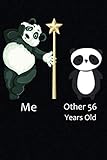  Funny Other 56 Years Old Me Panda Dancing Birthday Notebook: 56th Birthday Gifts for Women 1964 / 56th Birthday Gifts for Men 1964 / 1964 56th ... Women / 56 Years of Being Awesome Notebook