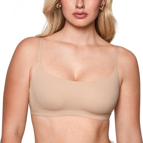 Image of INLYRIC Women's Inbarely Soft Bralettes - Cami Bras No Underwire Seamless Unlined Comfort Bralette