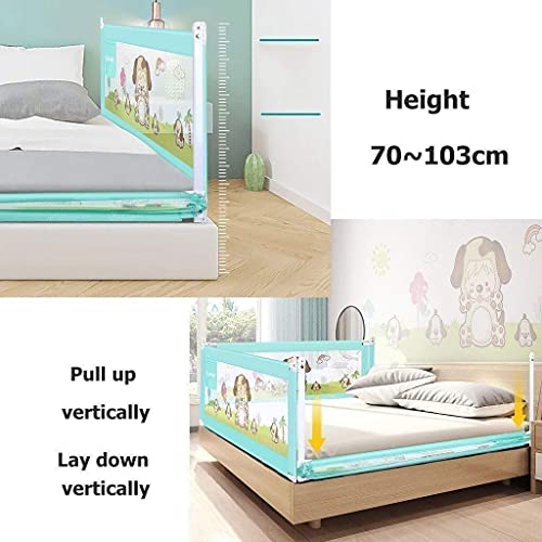 Protector de cama portátil para el dormitorio infantil con diseño de elevación cómoda 3