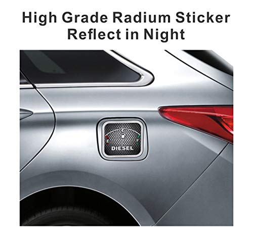 JUST CARE Diesel Sticker/Decals/Fuel Badge/Graphics for Universal car (New Diesel Sticker Black)