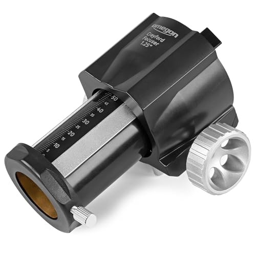 Porte-oculaire Crayford 1,25 Omegon en aluminium usiné pour astrophotographie