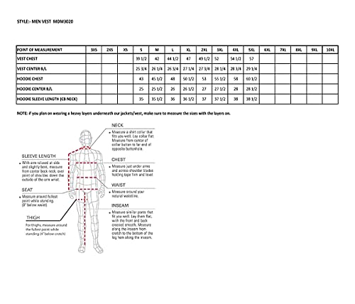 Milwaukee Leather Mdm3020 Men's Black Denim '5-In-1' Club Style Vest With Removable Hoodie - 3X-Large #TOP2