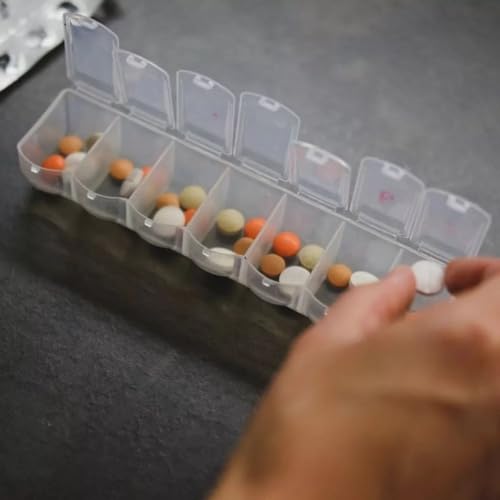 Porta Comprimido Prep Organizador Semanal 7 Dias Remédio