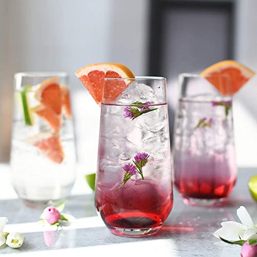 Miniatura 4 de Krosno Vasos De Agua Jugo Highball Conjunto De 12 Piezas 480 Ml Splendour Collection Perfectos Para Uso En Casa, Restaurante Y En Fiestas Apto Para Lavavajillas