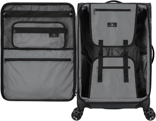 Wally Bags Stratford Luggage, 20-Inch Carry-On Spinner, Graphite by Wally Bags - Used condition - Image 3