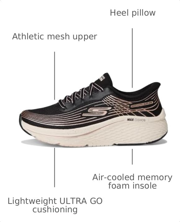 Image of Skechers Womens Max Cushioning Elite 2.0 Kaplan Hands Free Slip-ins | Walking Shoes