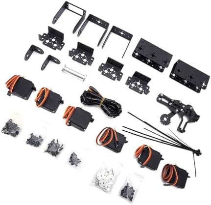Garosa 6DOF Robot Mechanical Arm Clamp Claw Kit MG996 Analog Steering Gear for College Teaching and DIY Production