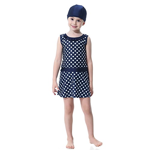 Maillot de bain fille islamique sans manches fini la gêne