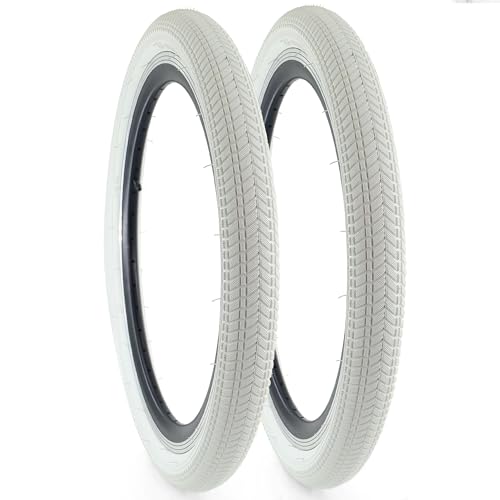 GRELiving 2er-Pack Kindfahrrad Reifen 16x2.125 Faltbar Mantel Ersatzreifen...