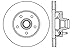 StopTech 128.65051L Sport Cross Drilled Brake Rotor; Front Left